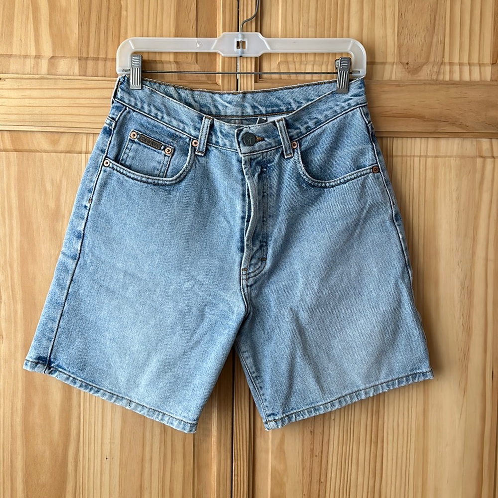 Vintage Calvin Clein Light Wash Denim Shorts